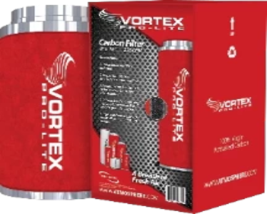Vortex Pro-Lite Filter 4"x16" 235 CFM Carbon Filter
