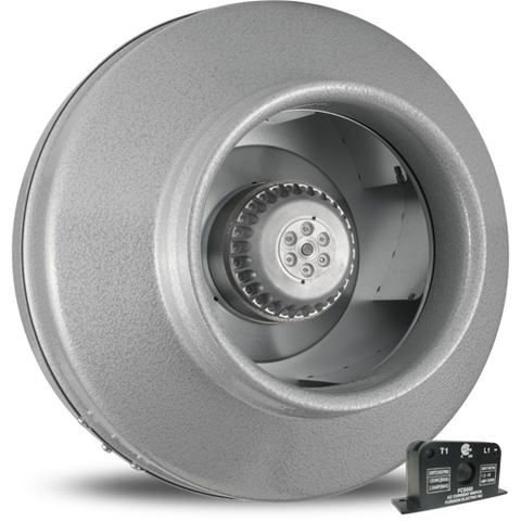 Vortex VTX800-ACS 739 CFM 8" Inline Fan with AC Current Switch ACS-5
